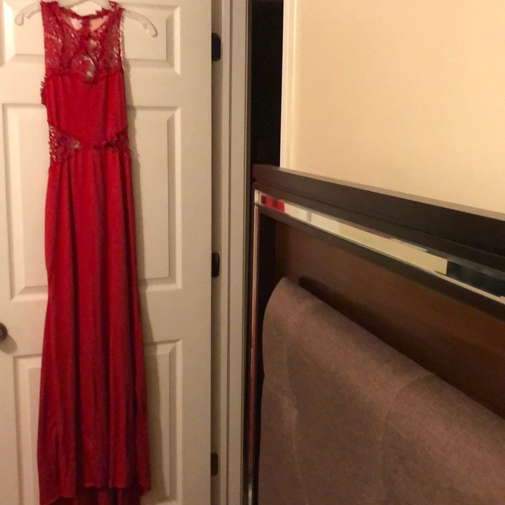 Woman in Red Dress